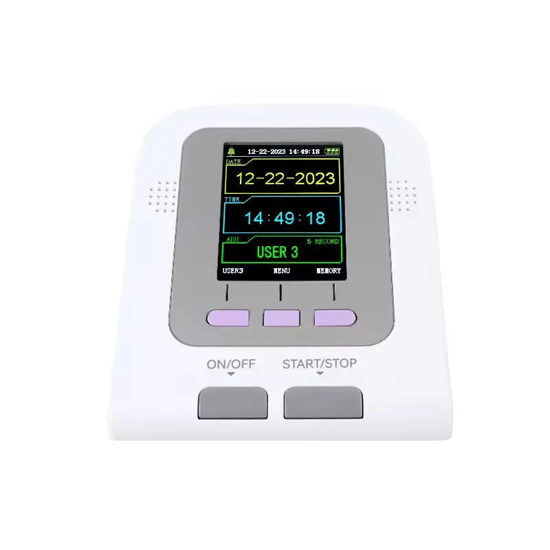 CONTEC08A veterinary digital blood pressure monitor with colour screen and cuff for animals.