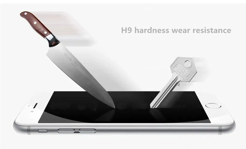 Tempered glass screen protector with 9H hardness and oleophobic coating for mobile phones
