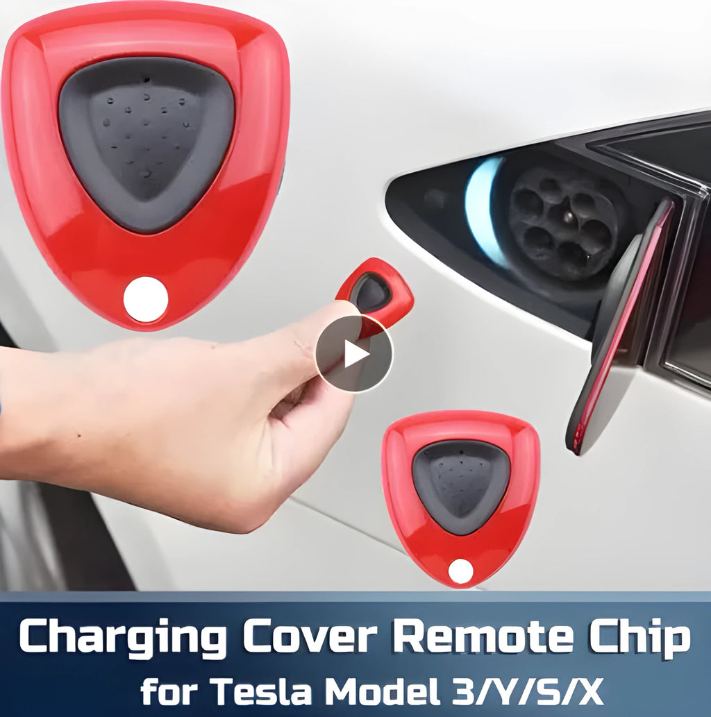 Tesla door switch remote control with 315MHz frequency and new Chinese style face plate for car charging pile