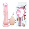 Flesh-colour suction cup dildo adult toy measuring 200mm long