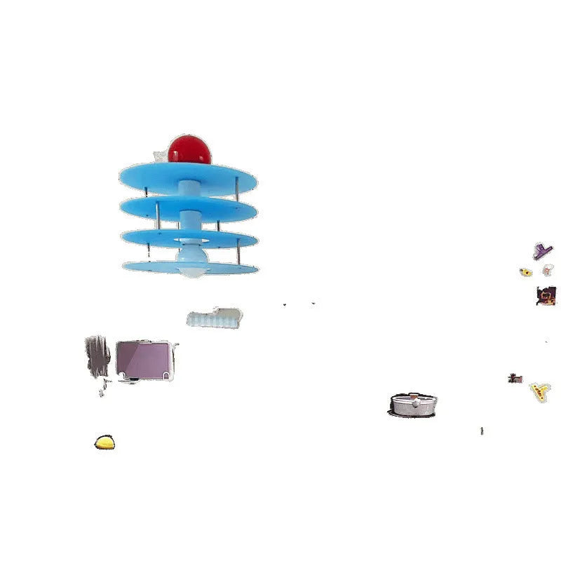 PH5 Macaron adjustable light restaurant chandelier in frosted blue, orange, or white finish
