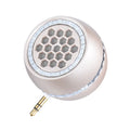 Universal external amplifier speaker in engineering plastic casing with mobile charger power compatibility