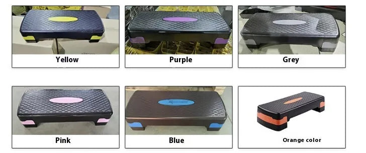 Grey Fit Step aerobic fitness platform for home workouts, showing its 68cm length and 15cm height.