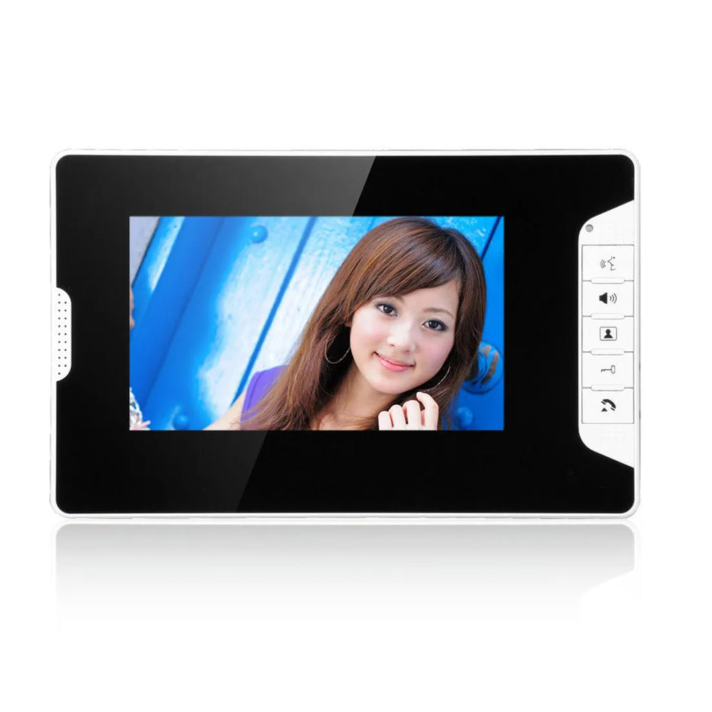 7-inch HD video door phone system with indoor monitor and outdoor night vision camera