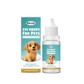 10ml pet eye drops bottle with soothing formula containing chamomile and sodium hyaluronate