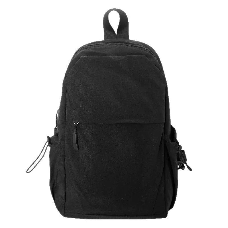 Waterproof nylon backpack in black, green, grey, or white, free size, crossbody or chest bag for outdoor travel.