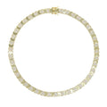 Women's gold moon zircon pendant necklace and bracelet set on chain, 41cm and 17cm
