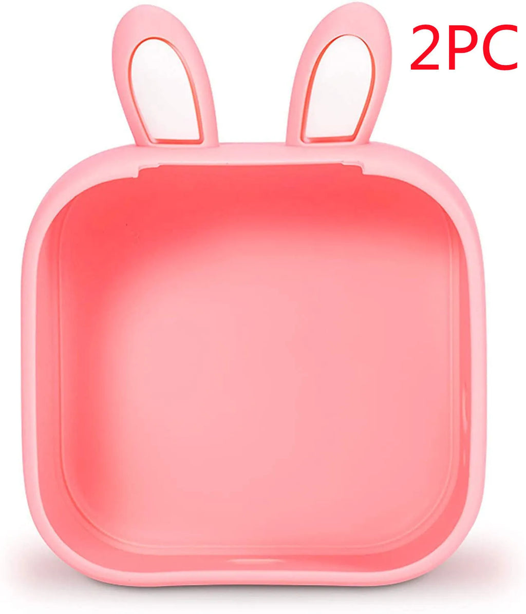 Phomemo T02 silicone protective case with cat ears in pink colour for mini photo printer