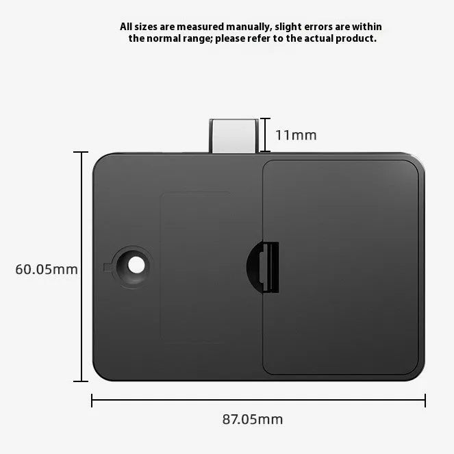 Punch free drawer lock F079 removable card version with key for wardrobes and safes.