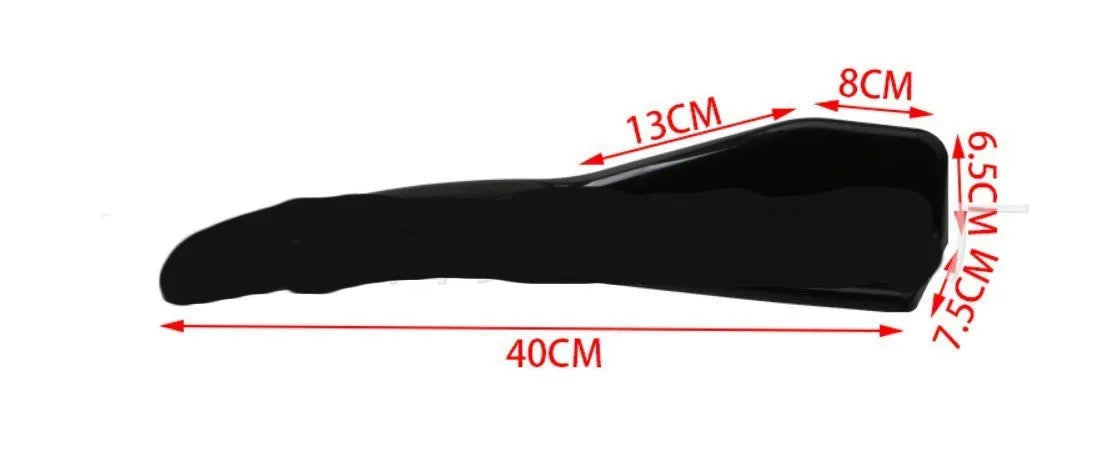 Carbon fibre pattern front and rear deflector lights for General Motors vehicles, 440mm ABS construction