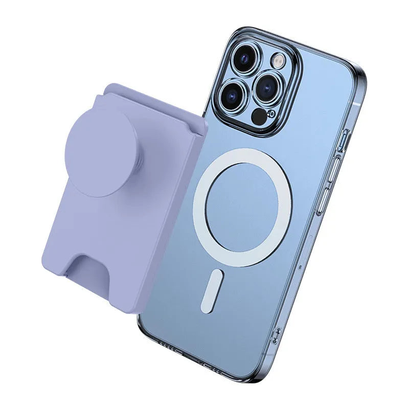 Magnetic suction phone airbag holder for Apple iPhones in five colour options