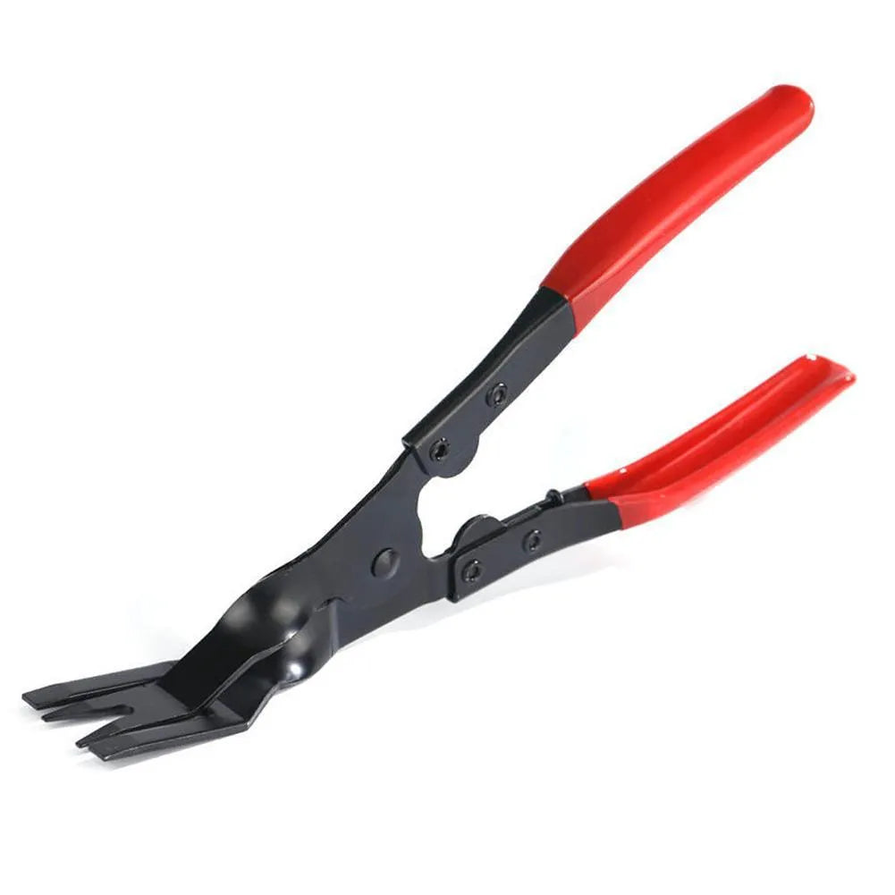 Blue automotive interior clamp removal pliers with 235mm steel construction