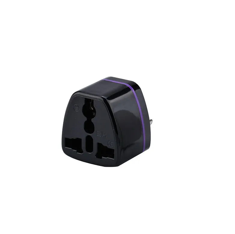Pure copper global travel adapter plug in white, converting British and European standards, 10A 2500W