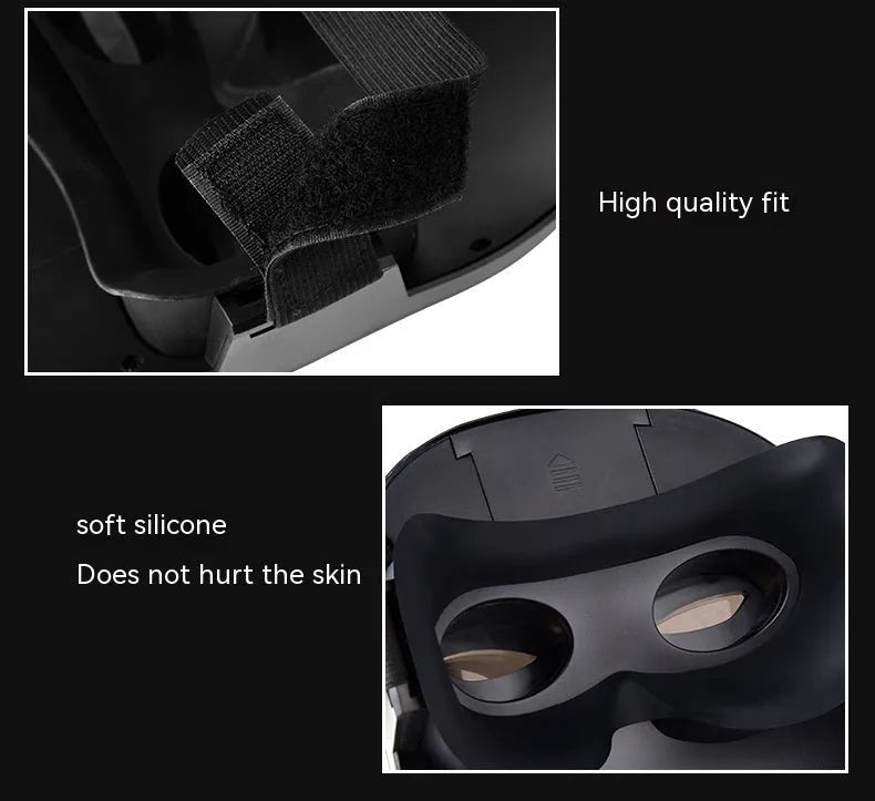 LED luminous face mask with changing displays for Halloween and party events