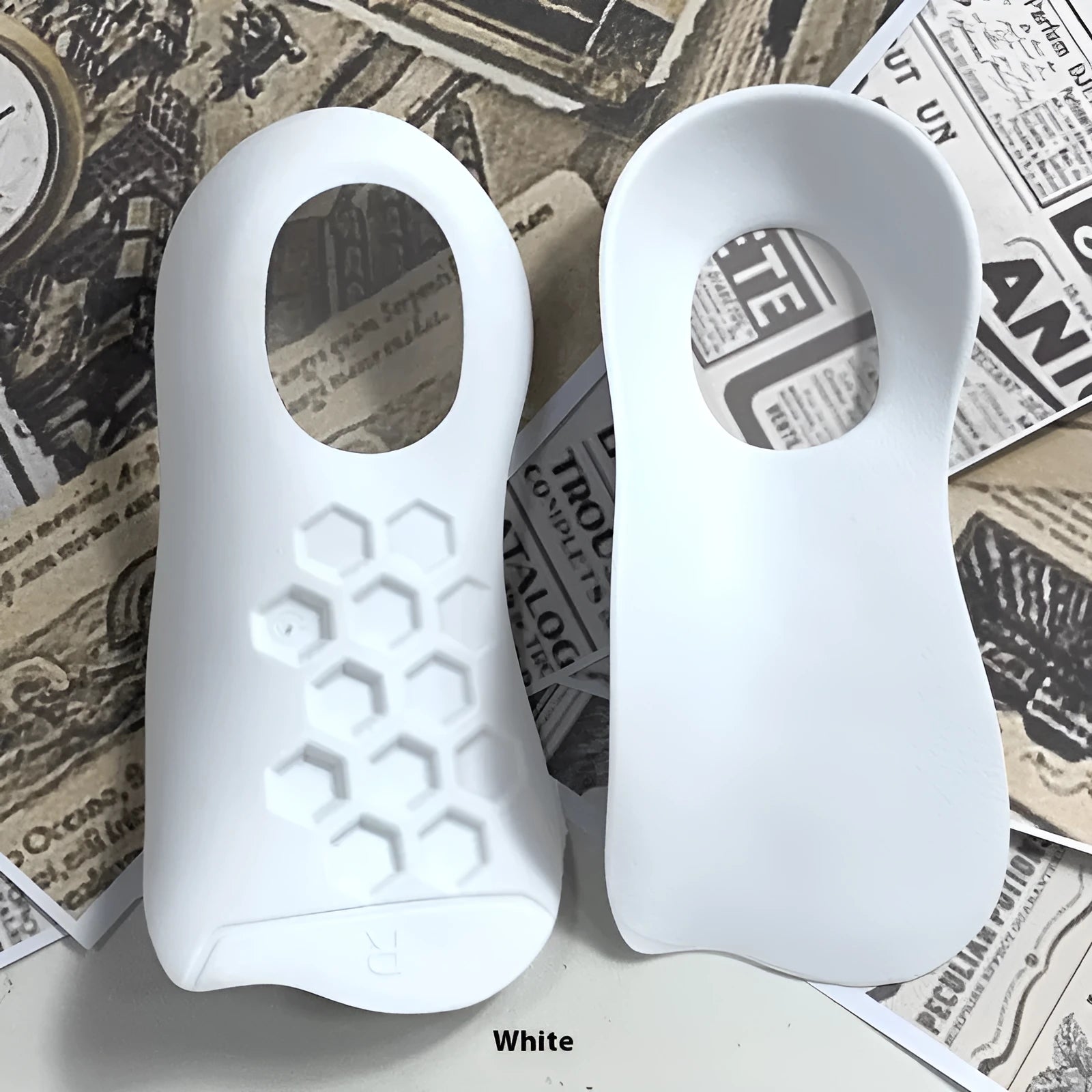 TPR arch support insoles for men in white, black, and skin colour options for shoe sizes 35-45