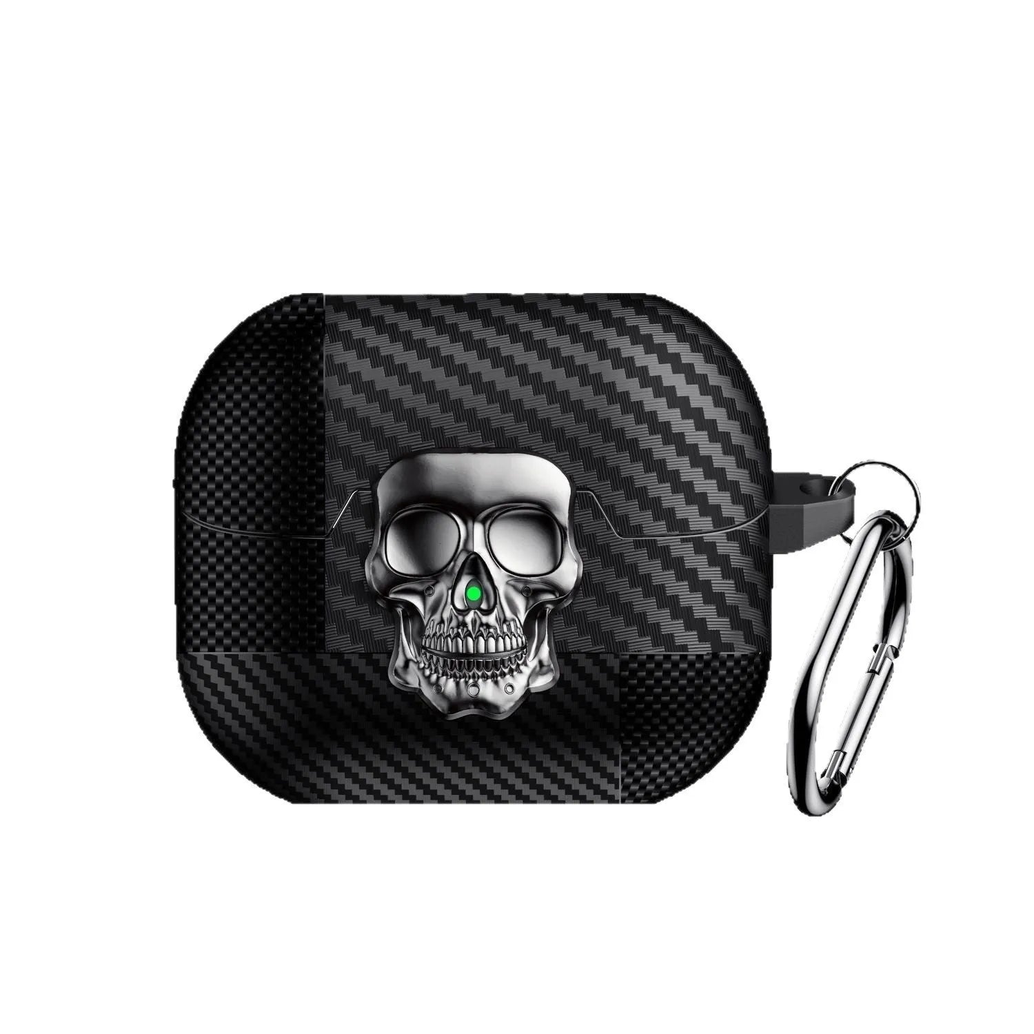 Carbon fibre Bluetooth earphone case with lock buckle for Samsung Buds3 to Buds3pro in black, bronze, gray, gold