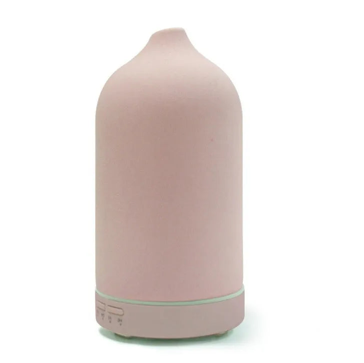 Ceramic ultrasonic aroma diffuser 100ml capacity with mist output, available in multiple colours