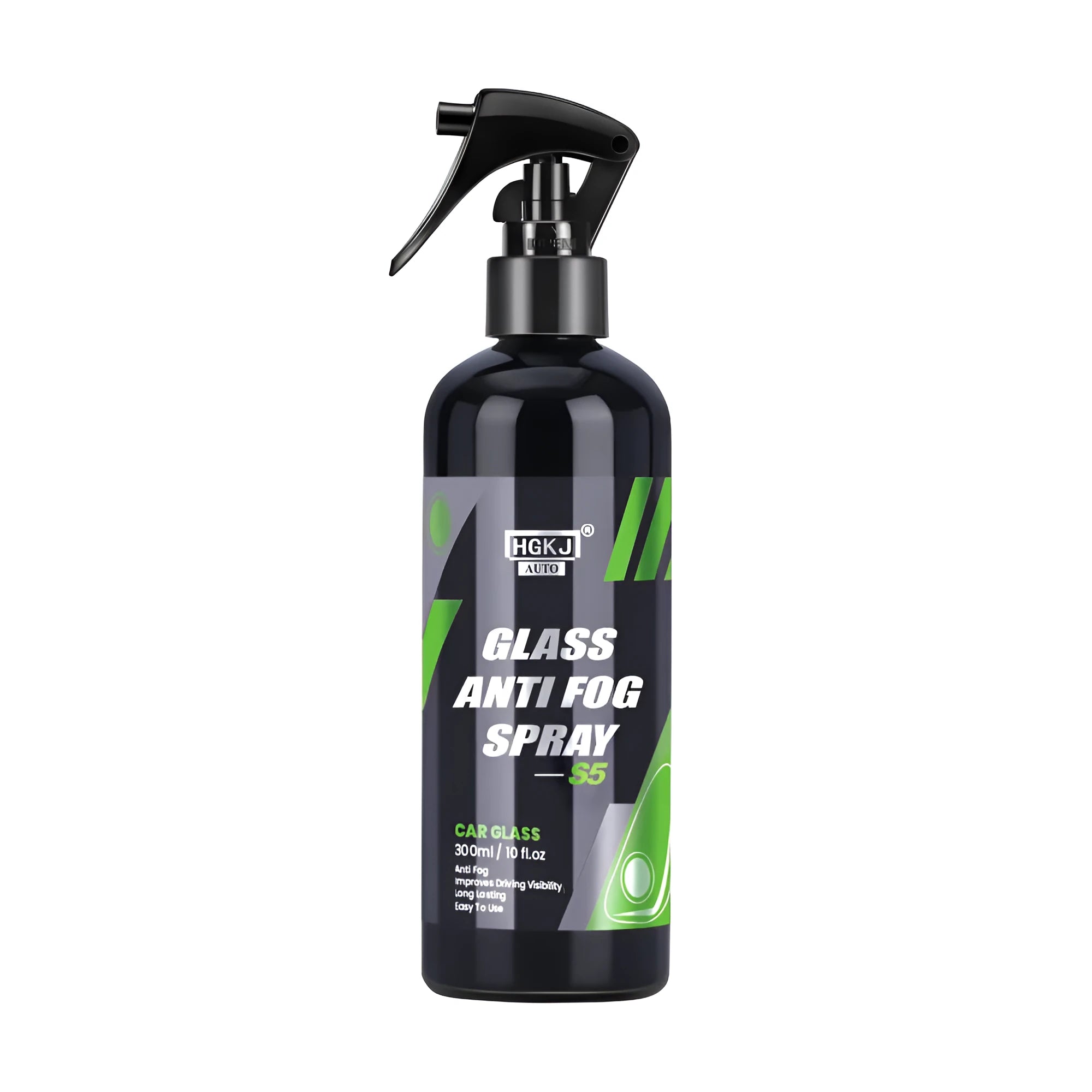 Car glass antifogging spray bottle with nozzle for vehicle windscreen and window condensation prevention