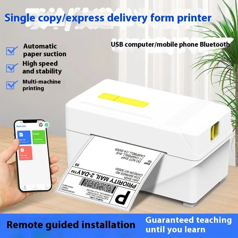 Thermal express order label printer with USB cable connection for shipping documentation