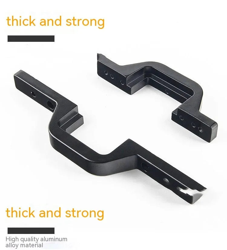 Black aluminium alloy LED reverse light mounting bracket for Jeep Wrangler off-road vehicle