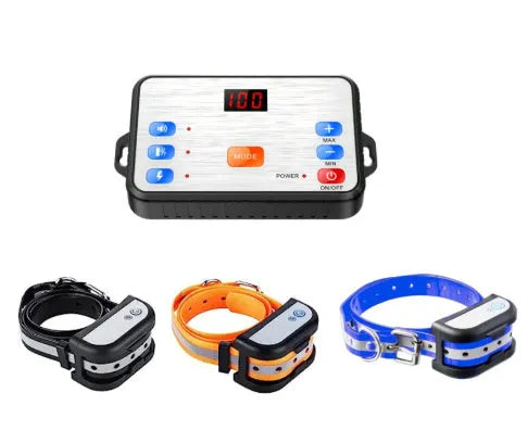 Smart Pet wireless electronic fence system with transmitter, rechargeable collar receiver, and adjustable TPU strap for outdoor dog training