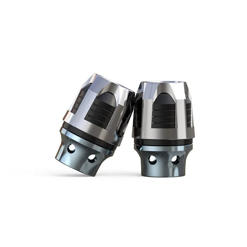 Pair of aluminum alloy fork cups for motorcycle and electric car front axle installation