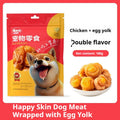 Dog snack egg yolk chicken duck meat small molar training reward food
