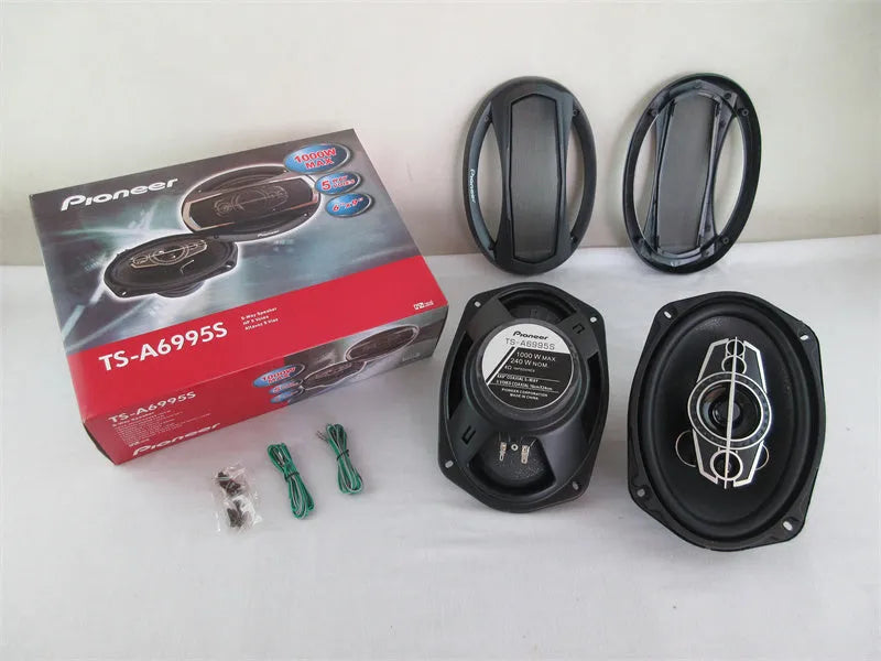 TS-A6995S 6x9 coaxial car speaker with rubber surround and iron basin rack for audio modification