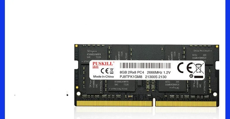 DDR4 laptop memory module with 260-pin connector for notebook upgrades