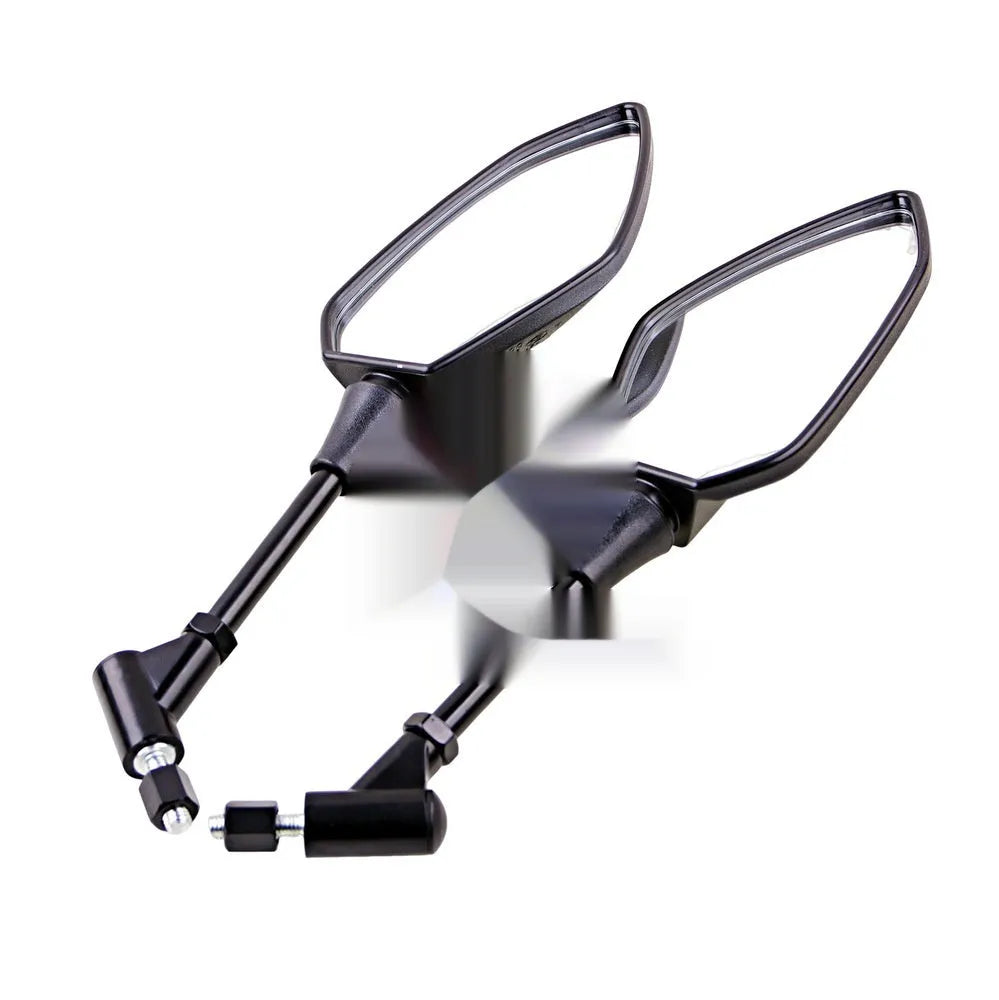 Black ABS and chrome rearview mirror for cross-border four-wheel ATV single piece