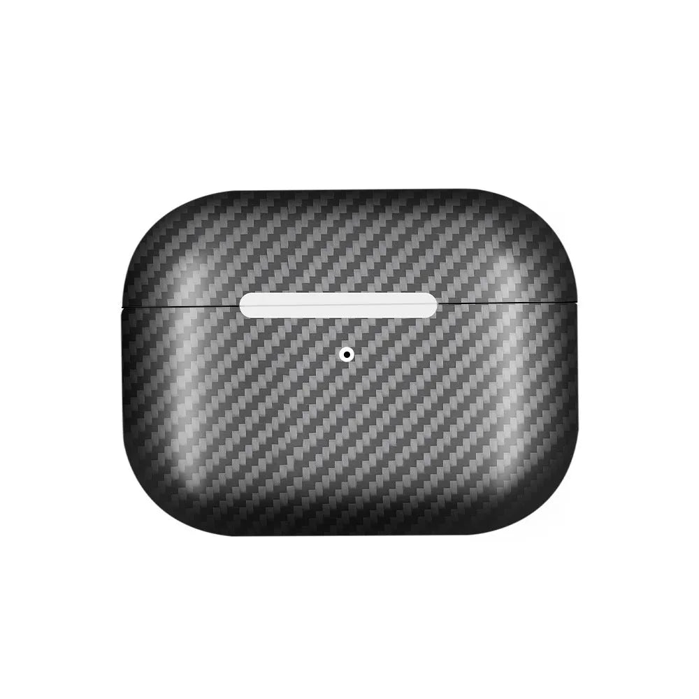 Carbon fiber earphone case for Airpods Pro 2 in matte or glossy finish with cartoon style