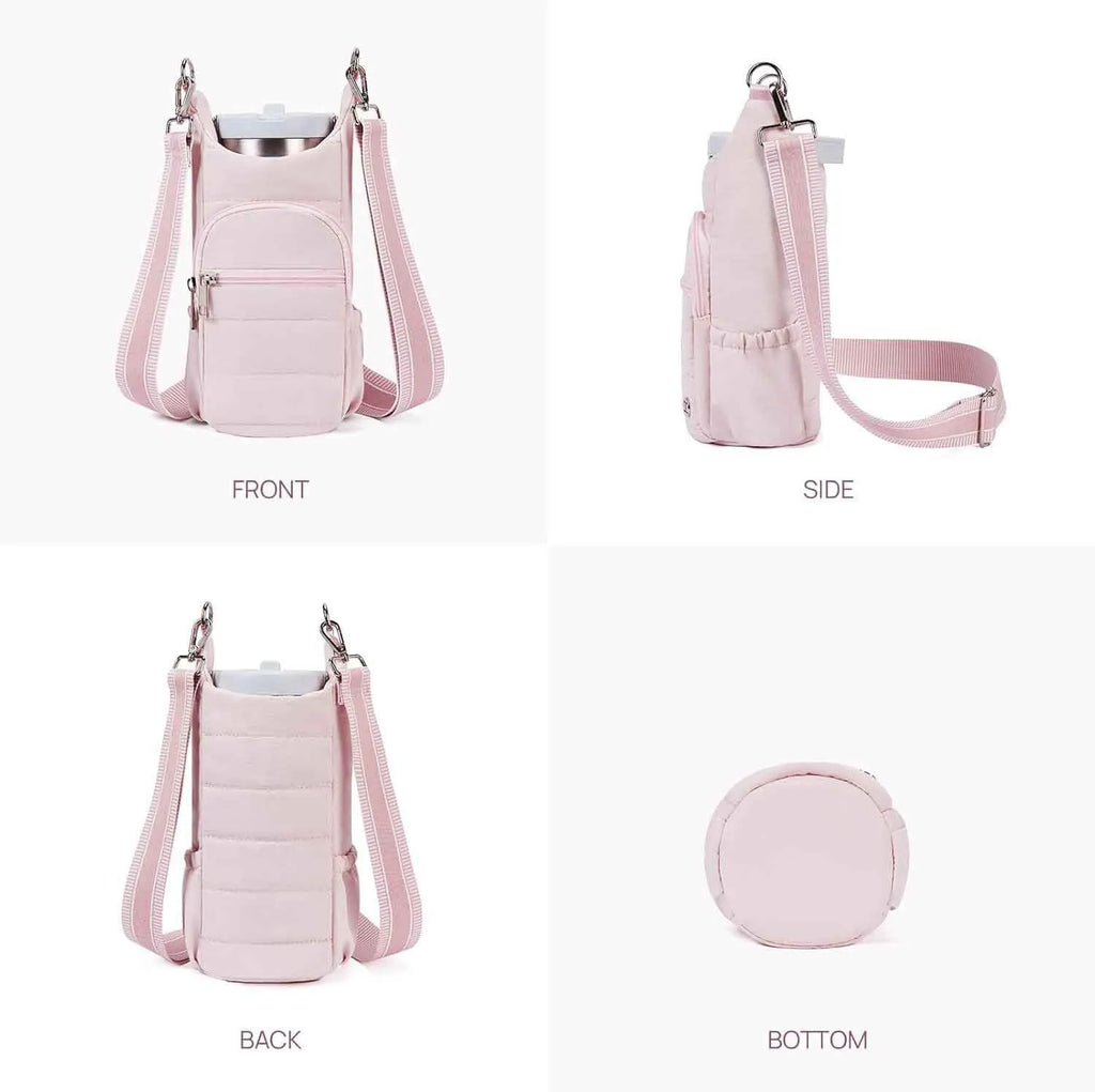 Cloth water bottle carrier bag for bicycles in modern simplicity style