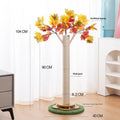 Cat climbing frame sisal scratch post maple leaf tree with branches for indoor cats