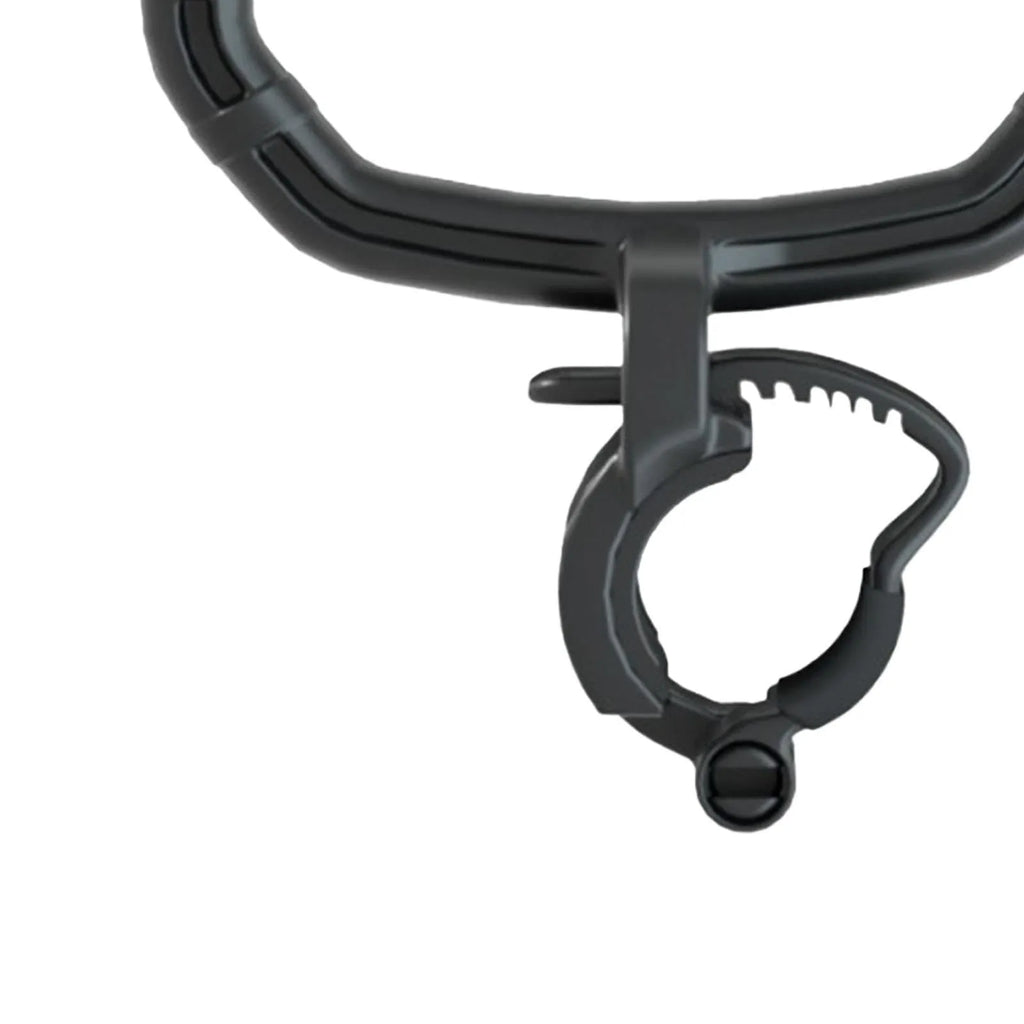 Adjustable black kettlebell handle made from PP material, 21x19cm, for home gym weight training