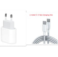 Original 20W USB-C EU travel charger with white casing and EU plug for fast charging