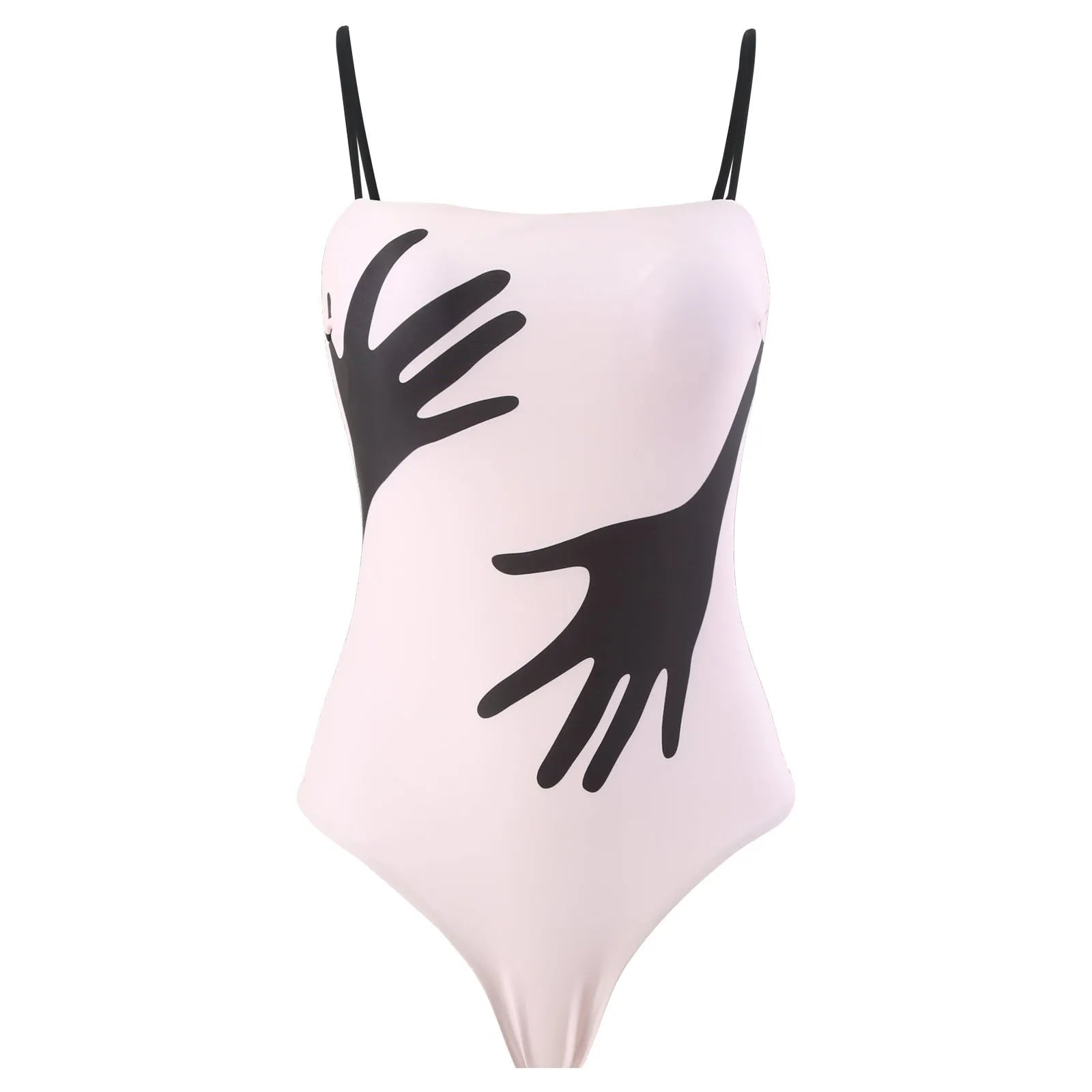 Women's one-piece bikini set with layered tulle skirt in multiple sizes
