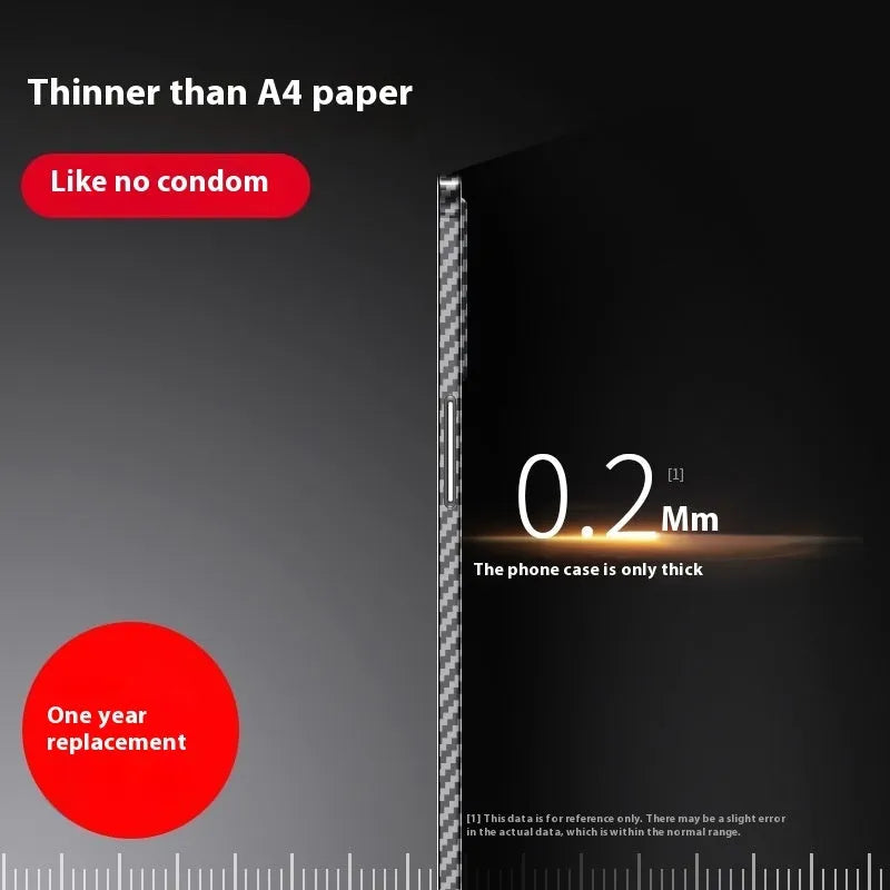 Black carbon fiber pattern ultra-thin hard shell phone case for iPhone, anti-fingerprint finish
