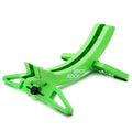 ABS bike wall mount rack in black or green for one road or mountain bicycle