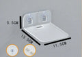 Acrylic no-drill camera monitoring bracket right angle wall mount with glue and nail in black finish