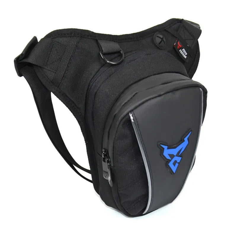 0105MC motorcycle riding leg bag in 1200D Oxford cloth with crossbody straps