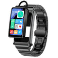 Non Invasive Blood Glucose Smart Watch with metal strap, touch and key operation