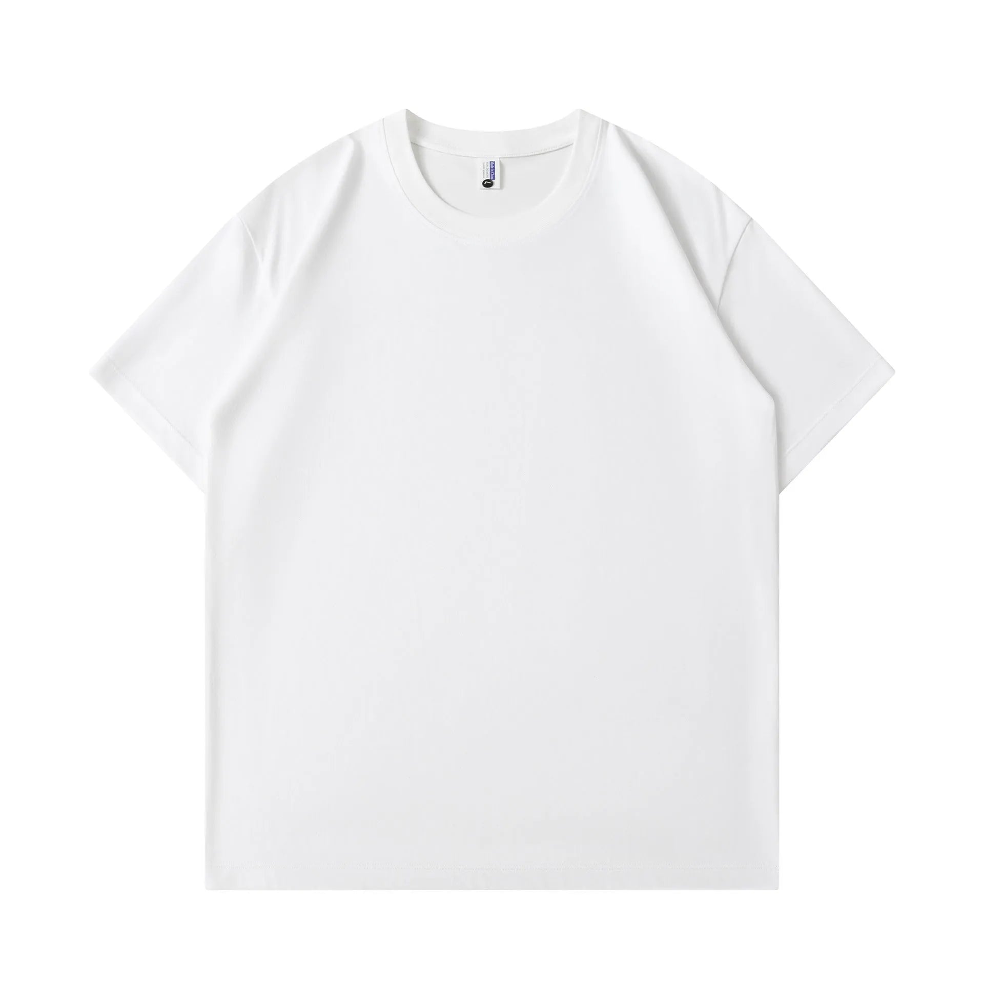 Cotton loose fit unisex t-shirt in various solid colours with short sleeves