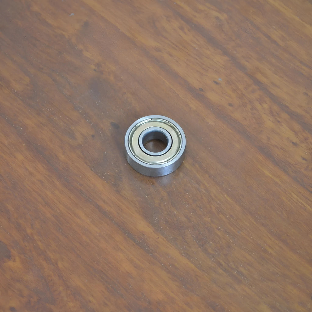6000zz carbon steel ball bearing showing 10x26x8mm dimensions and iron retainer