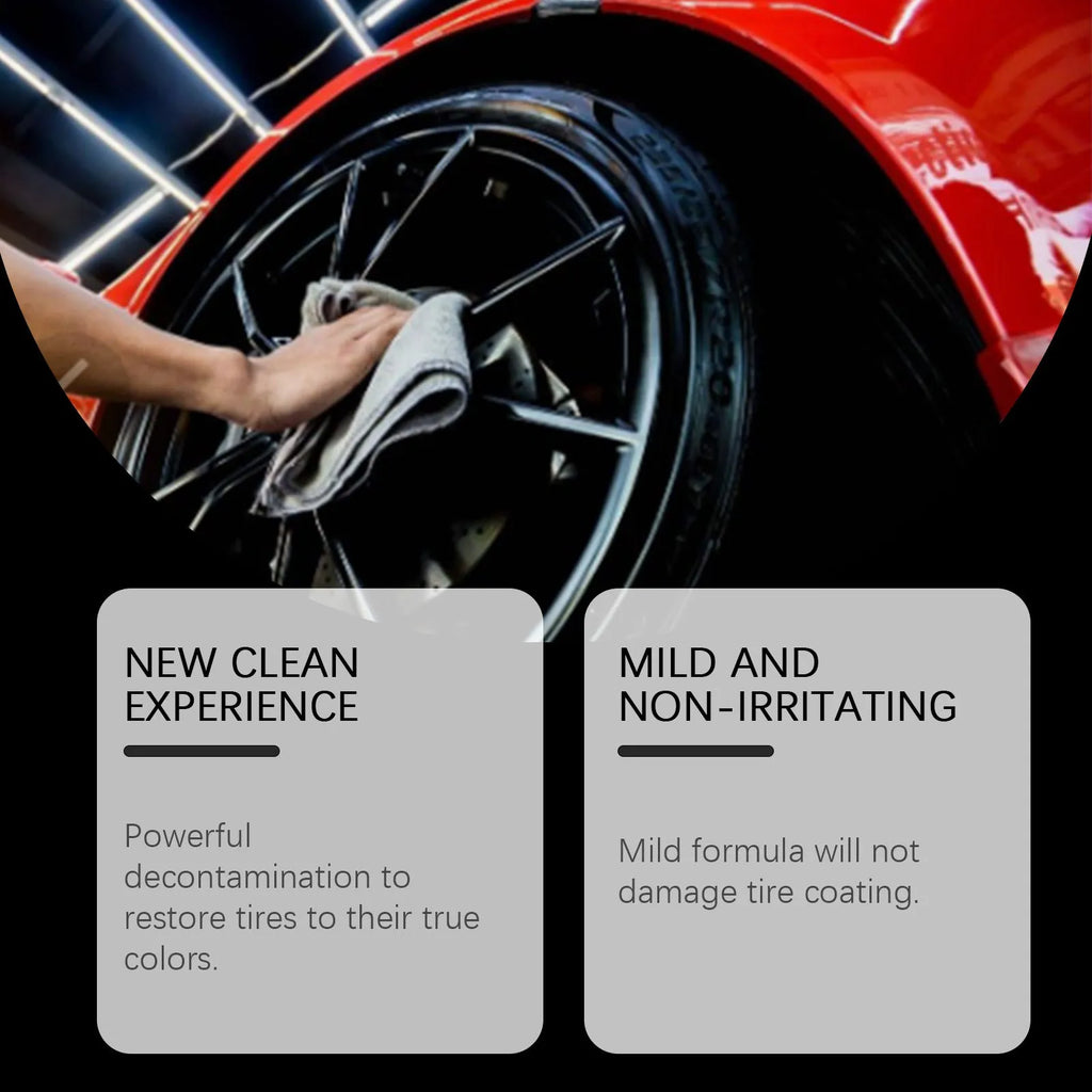 120ml car wheel cleaner bottle with surfactant formula for brake dust removal