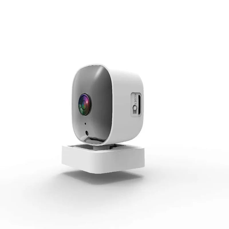 Wireless WiFi digital camera with HD wide-angle lens for indoor home surveillance with remote viewing capability