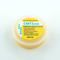Rosin soldering flux paste in container for electric soldering iron applications