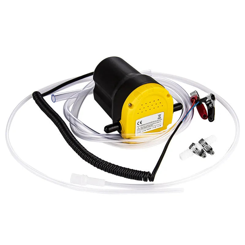12V electric self-priming oil gear pump with engineering plastic body.