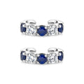Luxury colorful zircon ear clip female fashion copper 18K plated clip-on earrings for women casual wear