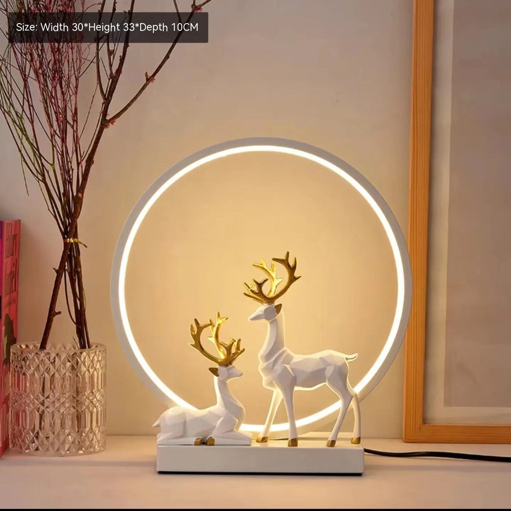 Modern bride dowry wedding night light table lamp with remote control on bedside table