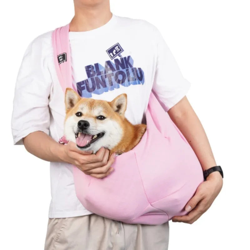 Foldable large cat backpack carrier with mesh side windows for ventilation, shown in multiple colour options.